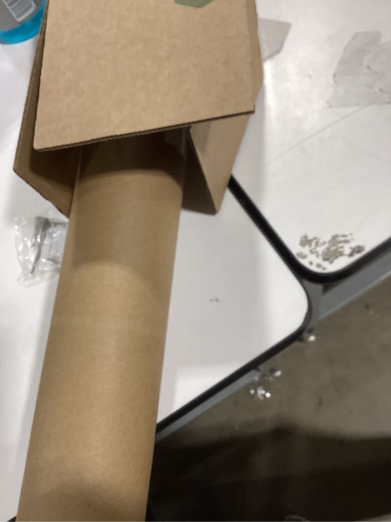 Condition photo showing As Is for dry erase wall calendar 3 month calendar - blank undated reusable quarterly calendar - whiteboard premium laminated poster - laminated office jumbo 38x26 inches wall calendar (vertical) 26"x 38"