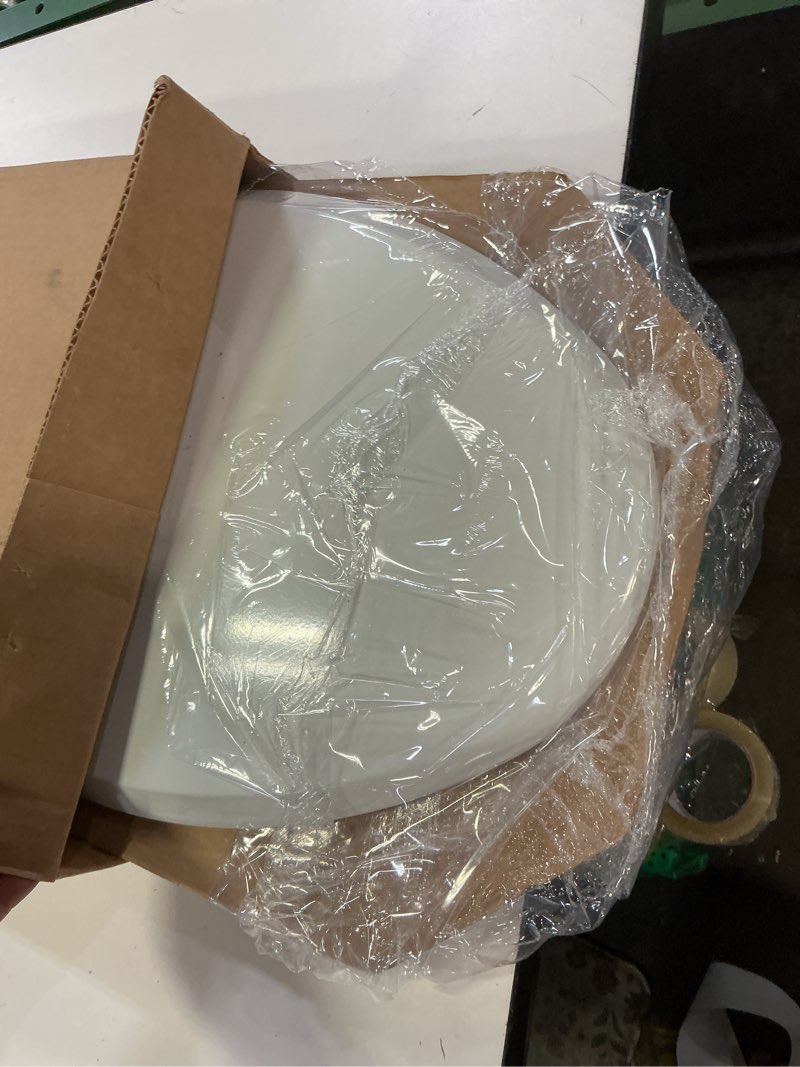 Condition photo showing Good Condition for mayfair cassel slow close toilet seat, easy clean, non slip premium wood seat, easy install, made in usa, elongated, white elongated 1 - toilet seat