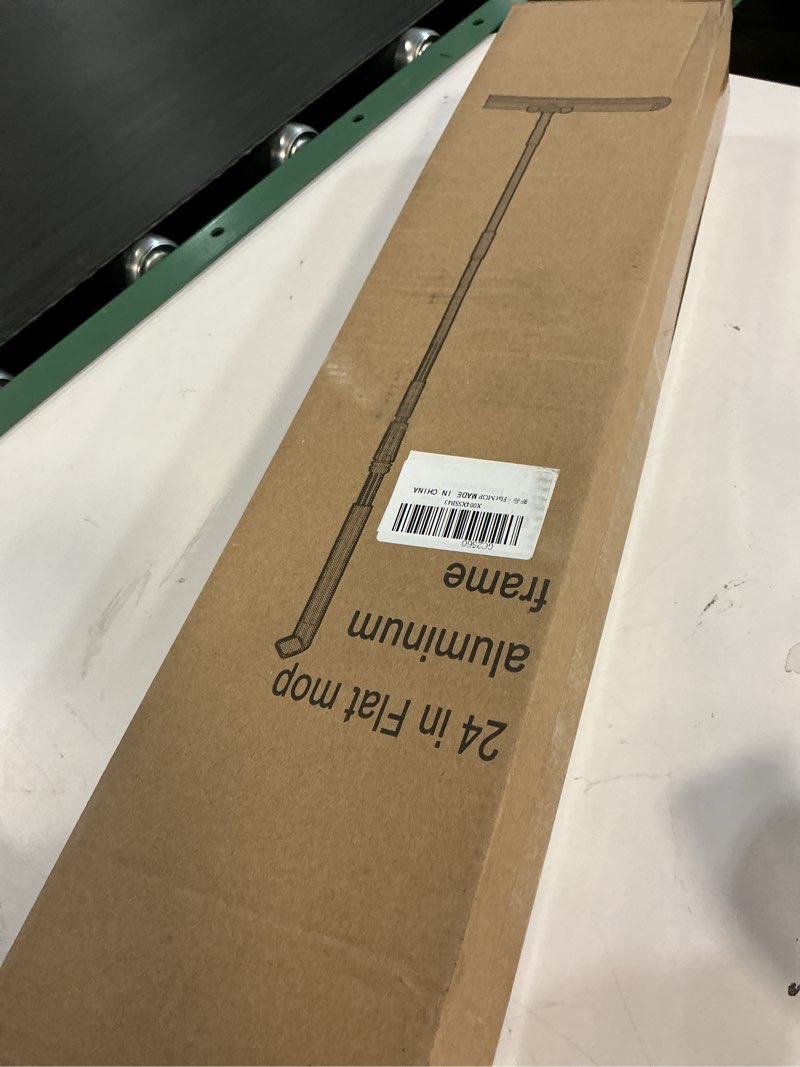 Condition photo showing Good Condition for 24inch Flat Mop for Cleaning Floors Heavy Duty Microfiber Wet Mop Deep Cleaning for Hardwood, Tile & Laminate, Includes 4 Reusable Washable Pads and Adjustable Long Handle