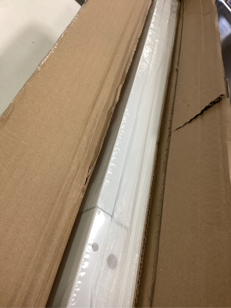 Condition photo showing New/Like New for MallKing Over The Toilet Storage, Wooden 3-Tier Over-The-Toilet Rack Bathroom Space Saver Organizer, Freestanding Above Toilet with Toilet Paper Holder and Hooks (White)