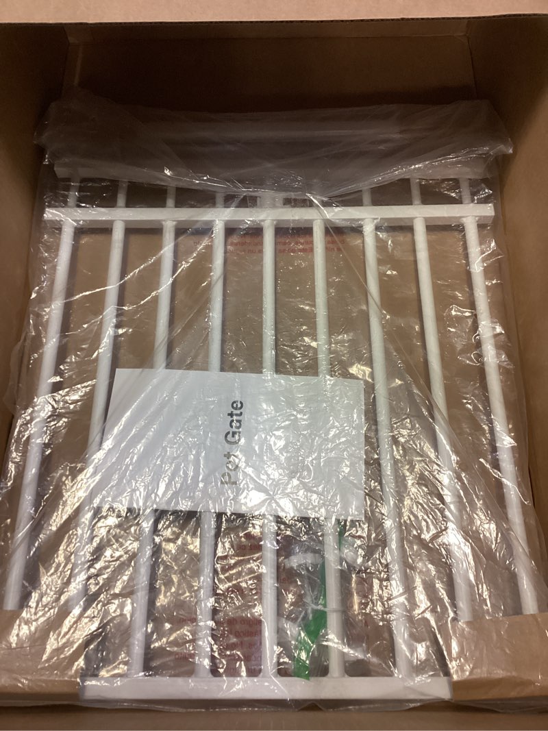 Condition photo showing Good Condition for Similar Regalo Safety 38\" Baby Gate for Doorways & Bottom of Stairs, Pressure Mount Design for Babies, Toddlers & Pets, Tested & Safe for 30 Years, American Designed, American Owned, White White 29-38.5\"W x 30\"H