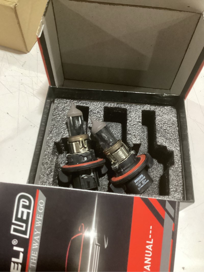 Condition photo showing Good Condition for Bulbs High and Low Beam 6500K Cool White 40000LM 900% Brightness, 1:1 Size Plug and Play IP68 Waterproof Off-Road Lights, Pack of 2 H13/9008