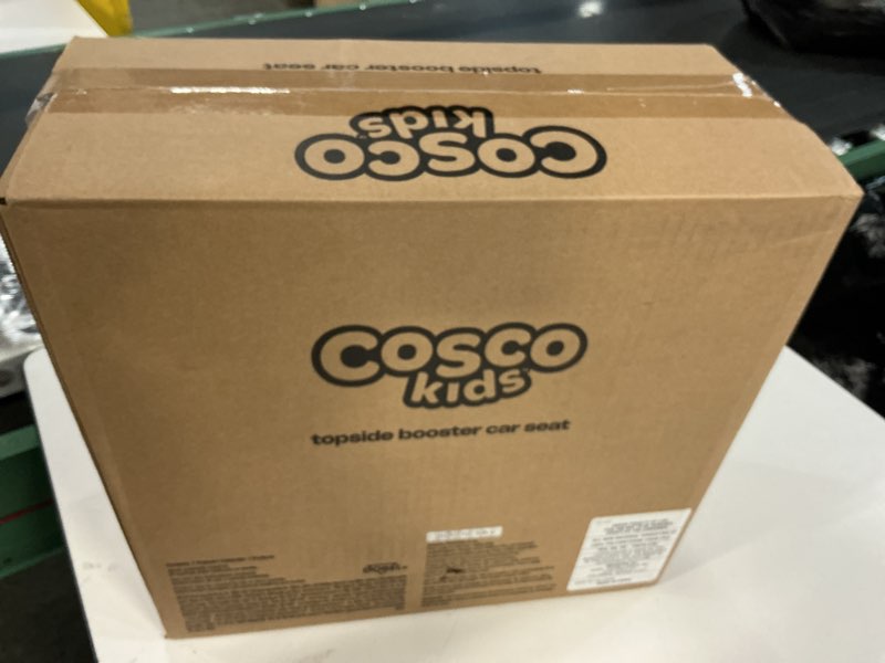 Condition photo showing New/Like New for Cosco Topside Backless Booster Car Seat, Lightweight 40-100 lbs, Rainbow
