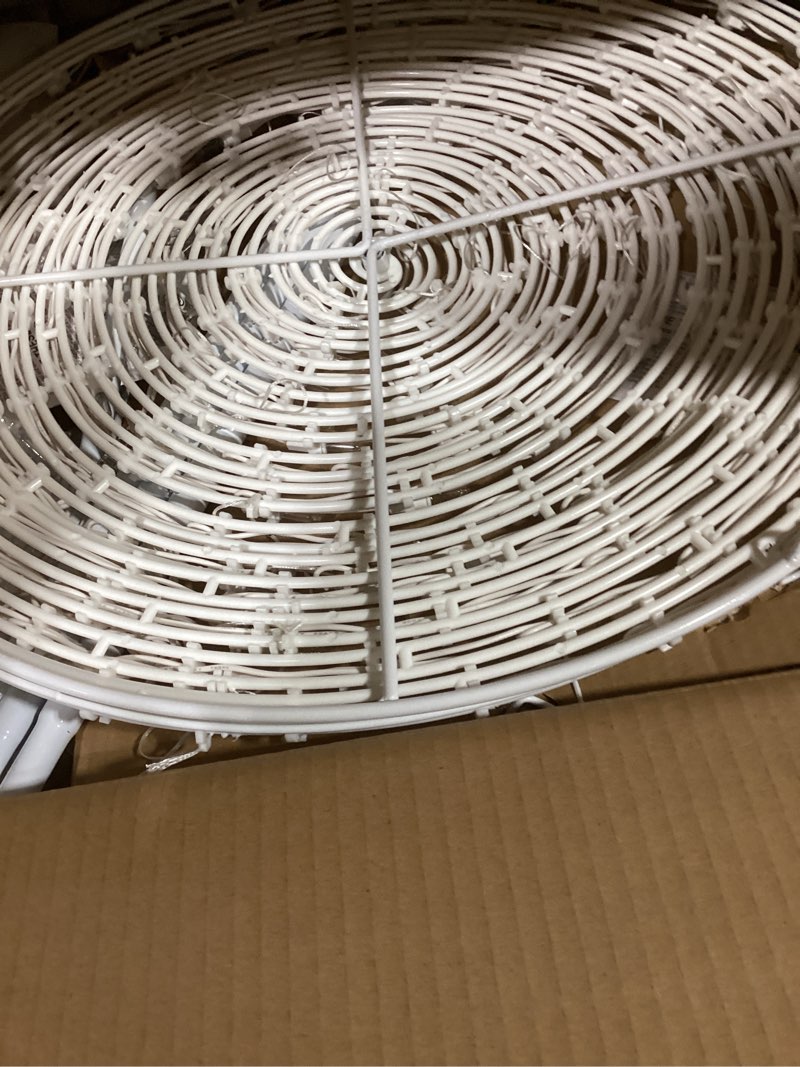 Condition photo showing Good Condition for Set of 3 Spiral Outdoor Lighted Christmas Tree, 3/4/6 Feet Christmas Lights with 7" Star Topper, UL Certification Collapsible Spiraling Tree Light Kit for Xmas Patio Wedding Decoration, Warm White