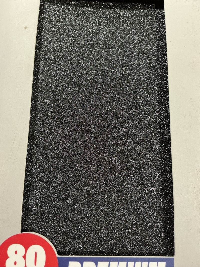 Condition photo showing Good Condition for 10-sheets 80 grit sandpaper, 9 x 11 inch wet dry sand paper assortment pack, silicon carbide abrasive sanding sheets for automotive car paint metal wood furniture crafts polishing 9x11 inch 80grit 10 pcs