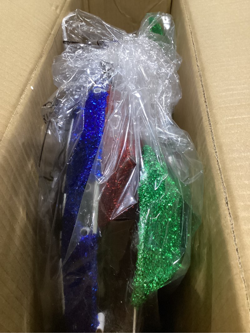 Condition photo showing Good Condition for MUMTOP Joy Christmas Decorations Outdoor Yard, Christmas Sign with Lighted Gift Box and Hanging Hook for Wall, Indoor, Outdoor, Lawn, Party, Home Decor Gift