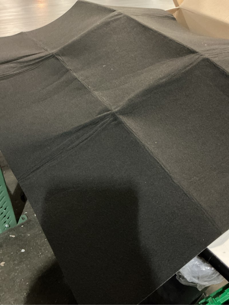 Condition photo showing Good Condition for office chair mat for hardwood floor 36x48 inch, non-slip rolling chair mat, flat lay floor protector for wood tile laminate, anti-slip sound absorbing(black) 36"x48" black