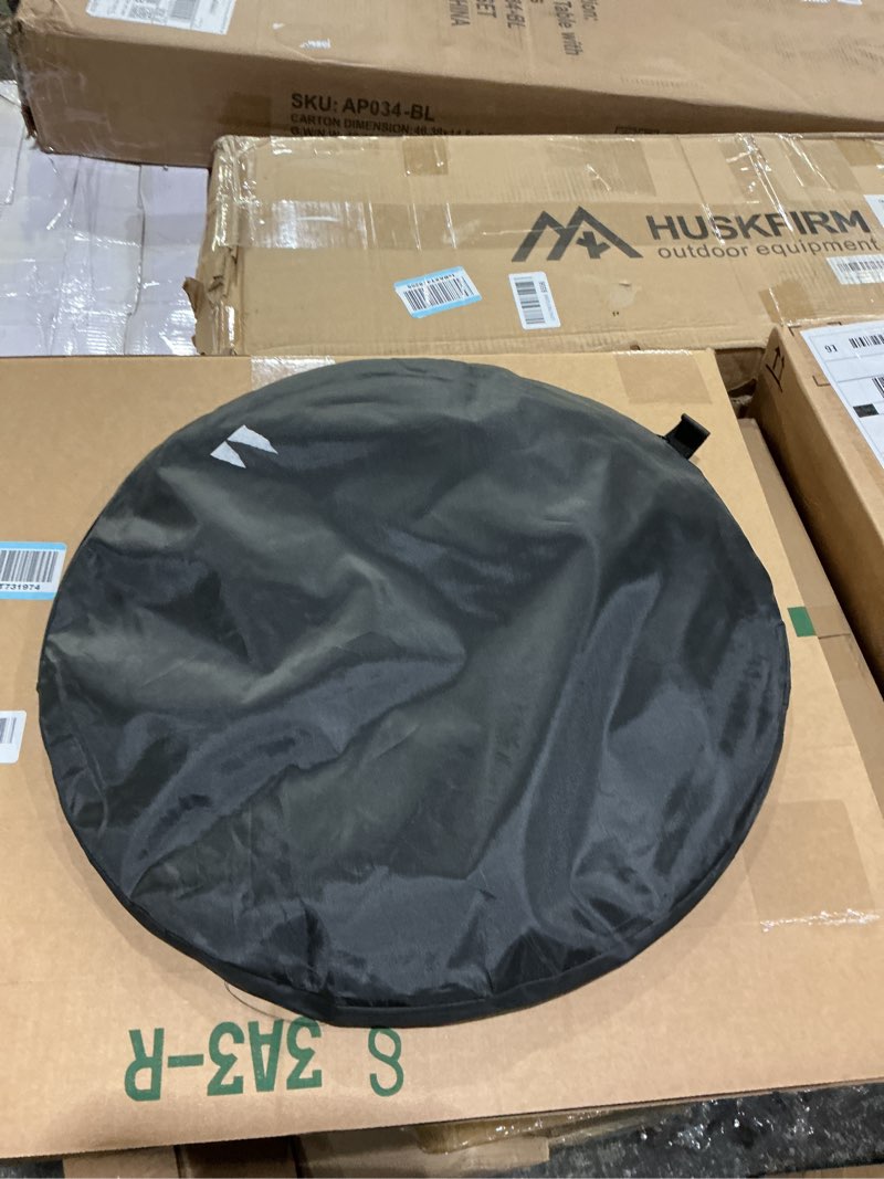 Condition photo showing Good Condition for portable blue green screen chair, 57 in greenscreen backdrop with stand 2-in-1double sided foldable green background, for video chats and meetings, photography, photo zoom, streaming games green/blue