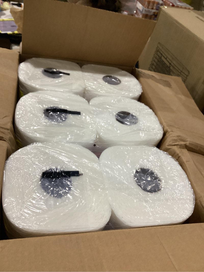Condition photo showing New/Like New for Similar to stock photo!!! Brawny Tear-A-Square 3-Ply Paper Towels, 12 XL Family = 30 Regular Rolls, Strong, Absorbent, and Durable with 3 Sheet Sizes (Quarter, Half, Full)