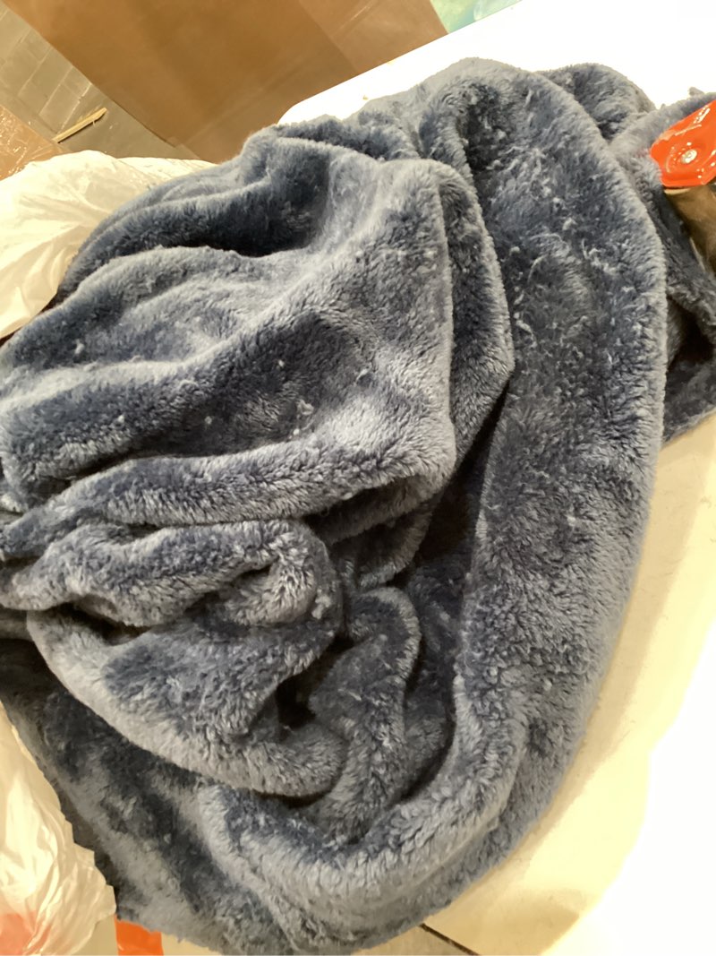 Condition photo showing As Is for blankets,fleece blanketwarm winter blankets,reversible super soft fuzzy warm