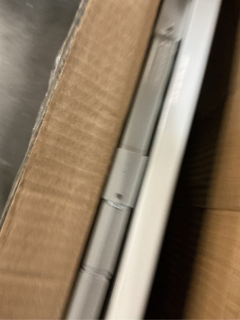 Condition photo showing Good Condition for 29-43" baby gate for stairs, 30" tall stair gate indoor, baby gates pressure mounted with auto-close/hold-open and anti-trip pedal, safety dog gate for stairs doorways, white white 29-43"*30"h