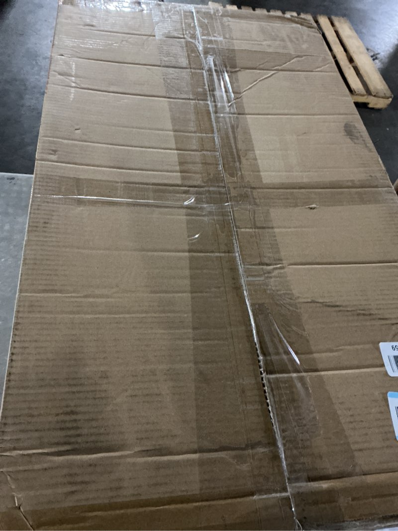 Condition photo showing Good Condition for JOY worker Standing Desk Converter, 32" Wide Height Adjustable Sit Stand Up Desk Riser with Keyboard Tray, Desktop Workstation Riser for Home Office Computer Laptop, Particle Board, Black Black 32 Inch