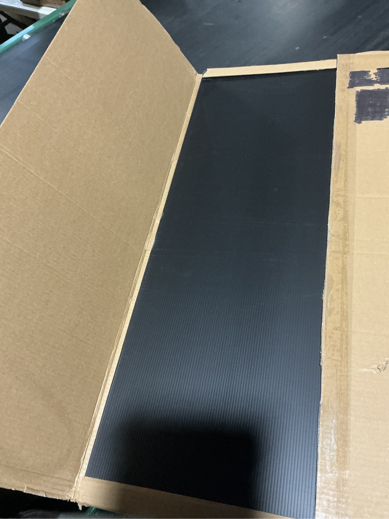 Condition photo showing Good Condition for Corrugated Plastic Sheet for Indoor and Outdoor Use - 3/16 Inch Thick Poster Board, 24x36 Inches Pack of 2 Black Board Sheets Waterproof Coroplast Lightweight Blank Yard Signs Black - 2 Pack