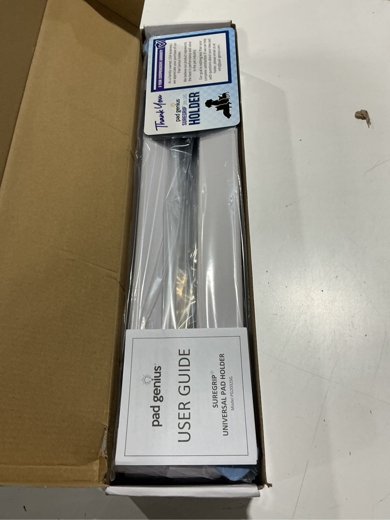 Condition photo showing Good Condition for Patented SureGrip Pee Pad Holder - Fits All Common Pad Sizes, 100% of Urine Stays on Pad, Built-in Pad Grips Secure Pad to Holder, Holder Can Secure to Floor, No Sliding or Folding