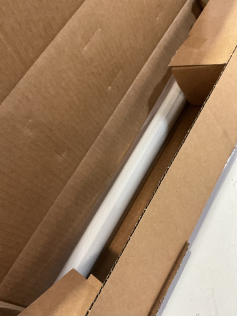 Condition photo showing Good Condition for Ivilon Drapery Window Curtain Rod Set - Square Design 1 1/8 Rod. 48 to 86 Inch. Ivory/White