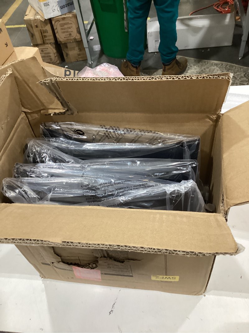 Condition photo showing New/Like New for 22.84" Black Metal Pendant Light, 6-Light Dining Room Light Fixture Modern Industrial Geometric Chandelier Lighting, Suitable for Villa Foyer, Kitchen Islands, and Farmhouse Living Rooms