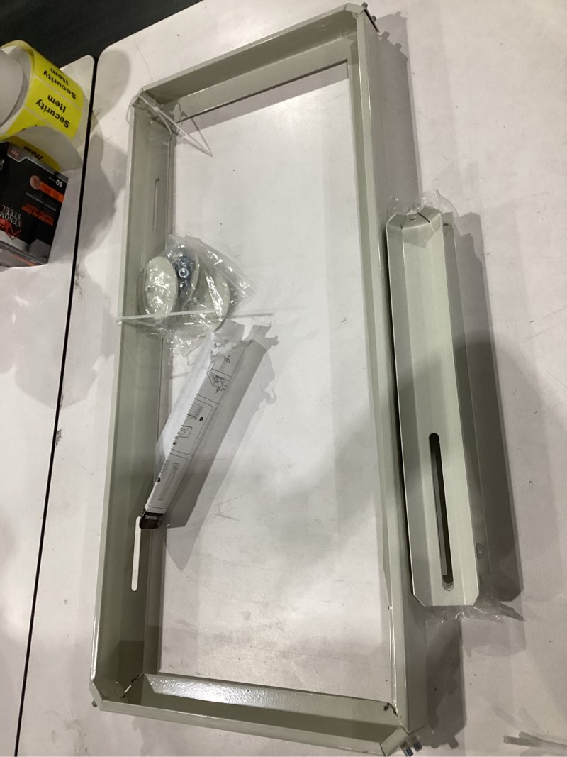 Condition photo showing As Is for senville mini split ground stand for 9000-12000 btu air conditioners