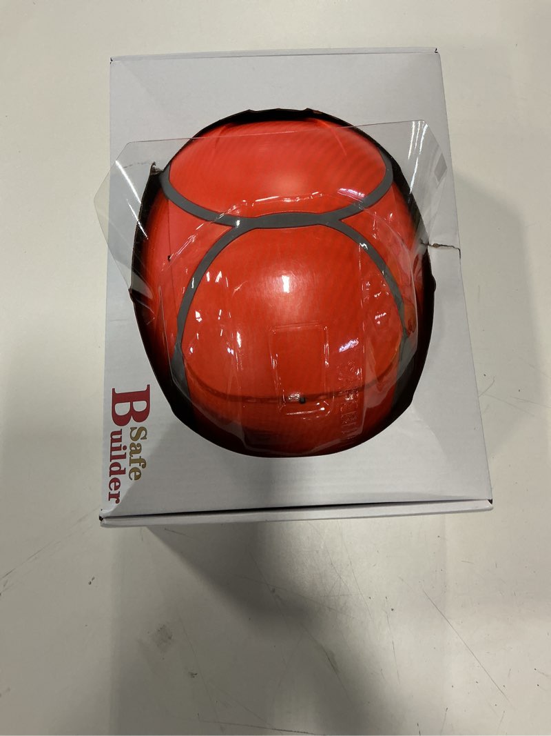 Condition photo showing New/Like New for H1X Construction Safety Helmet with Headlight Hard Hat Headlamp Adjustable Ventilation Hardhats Certificate ANSI/ISEA Z89.1 H1X Matte Orange+05L Light