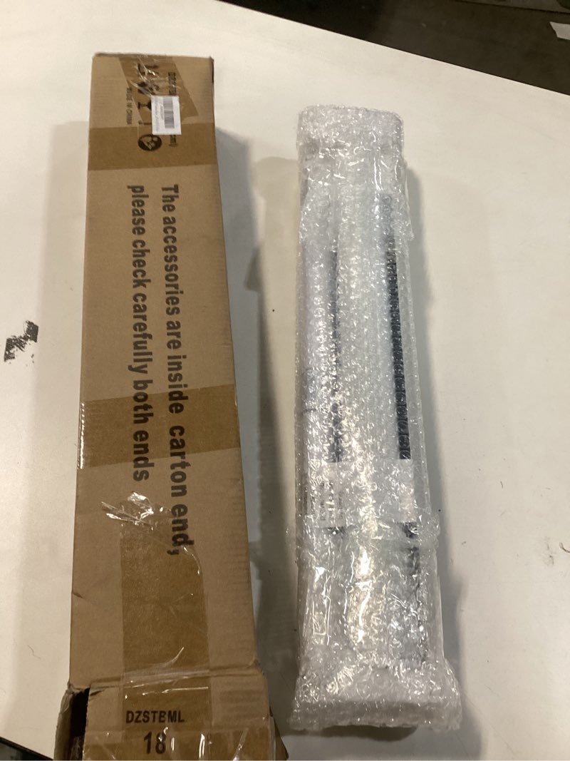 Condition photo showing New/Like New for LUCKUP Cordless Zebra Blinds Roller Shades for Window-Dual Layer Sheer Blinds Light Control with Valance Day Night Privacy Light Filtering Fabric, 18" W x 72" H, White 18"W x 72"H White-light Filtering