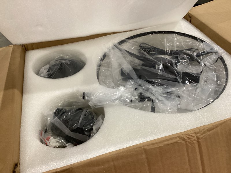 Condition photo showing New/Like New for black glass chandelier 6-light water ripple glass pendant lighting luxury 15.7" hanging light fixture for dining room,kitchen island,entryway,hallway,bedroom,e12 base black 15.7 inches