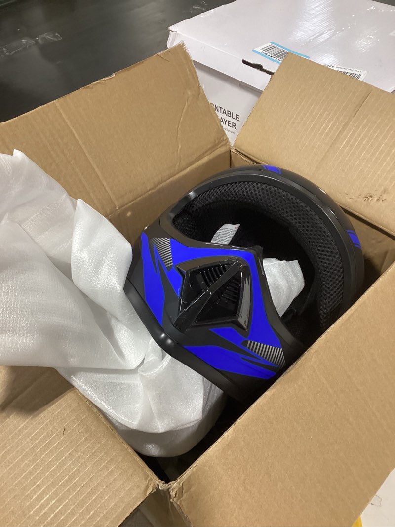 Condition photo showing Good Condition for similiar producttyphoon adult full face motorcycle helmet w/drop down sun shield dot certified