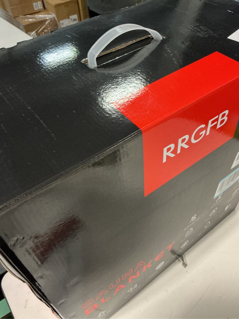 Condition photo showing Good Condition for low emf portable infrared sauna blanket,crystal therapy home relaxation, adjustable timer 20-60 min, 95-167? temp range, 6 ft x 2.95 ft, durable pu leather cover non-toxic pu leather+low emf+crystals layer