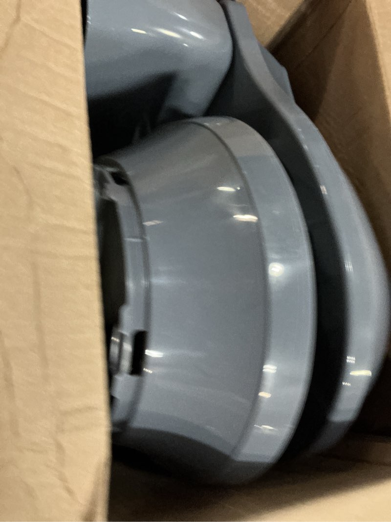 Condition photo showing As Is for Ingenuity My Size Potty Pro in Blue, Infant Potty Training Toilet, Lifelike Flushing Sound, for Ages 18 Months, Up to 50 Pounds