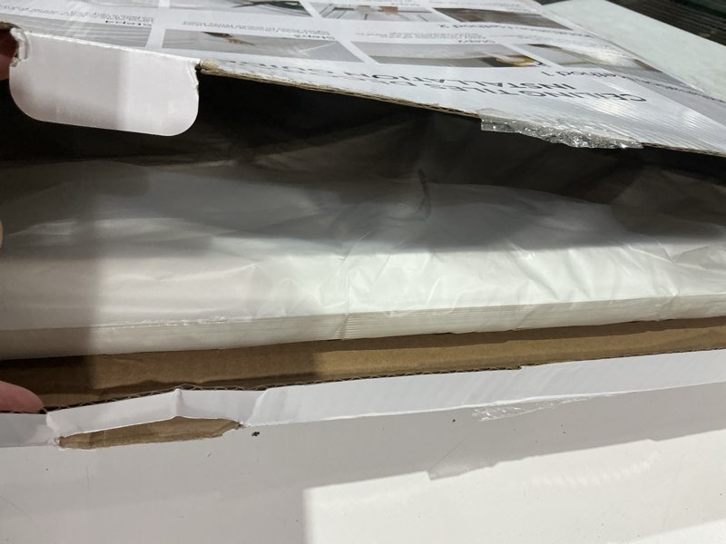 Condition photo showing Good Condition for stickgoo 3d ceiling tiles 24"x24", modern geometric textured pvc panels, waterproof & recyclable drop or glue-up decorative ceiling tiles for home & commercial use (12 pack, white)