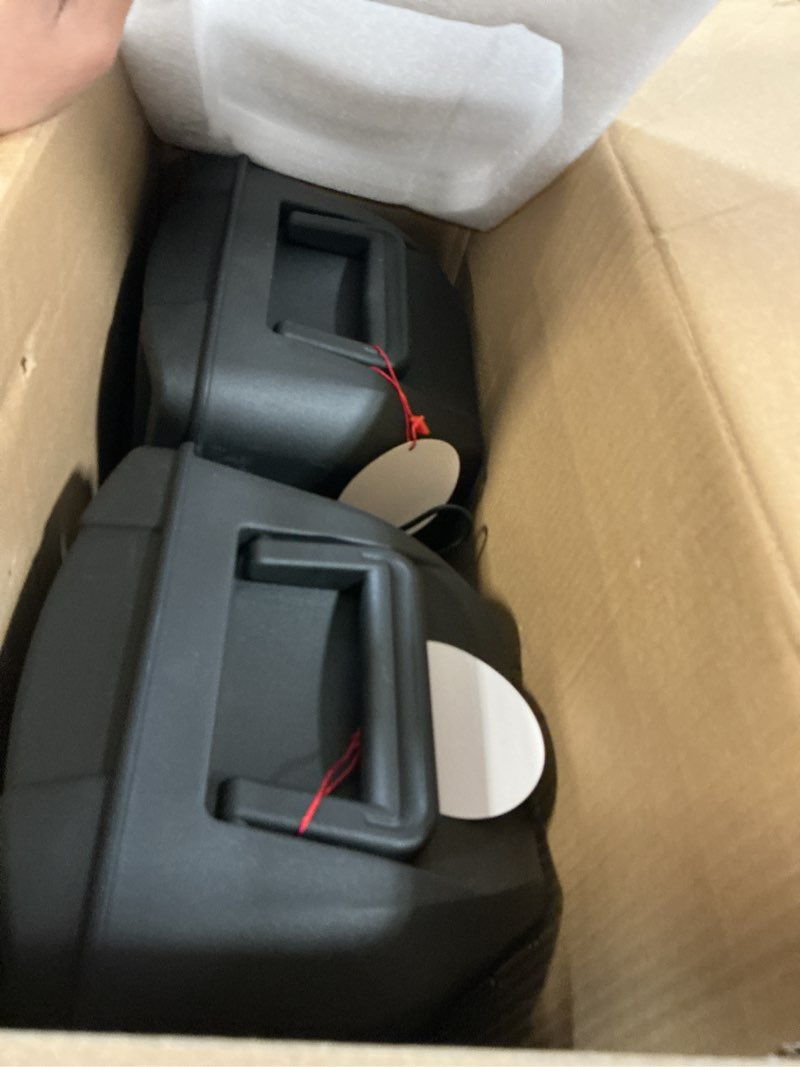 Condition photo showing Good Condition for QFX PBX-800TWS 8-Inch TWS Bluetooth Stereo PA System with 2 8" Speakers, 2 Microphones, 2 Stands, and a Remote Control