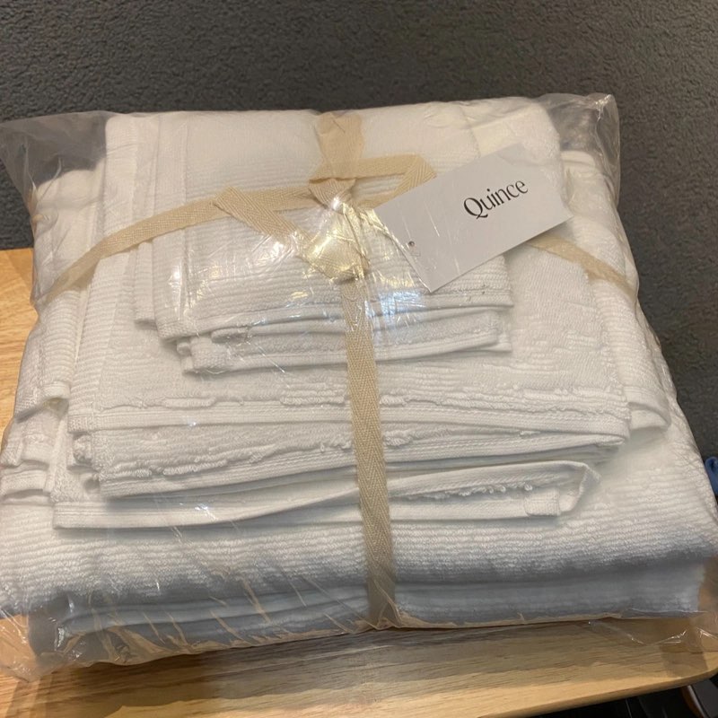 Condition photo showing Good Condition for quince cotton bath towels set 6 pack 54x27 absorbent soft quick-dry towel\"