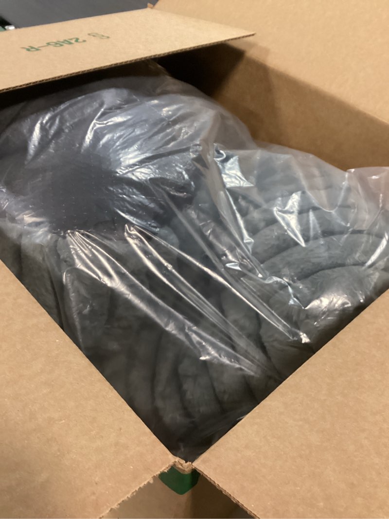 Condition photo showing Good Condition for Wn's Day Luxurious Dog Couch Bed, Washable Calming Dog Couch Cover, Removable Couch Protector for Dogs, Waterproof Sofa Bed, Pet Bed Mats for Couch, Pet Couch Covers for Sofa(Grey, XL) X-Large(45*37*6 In) Grey