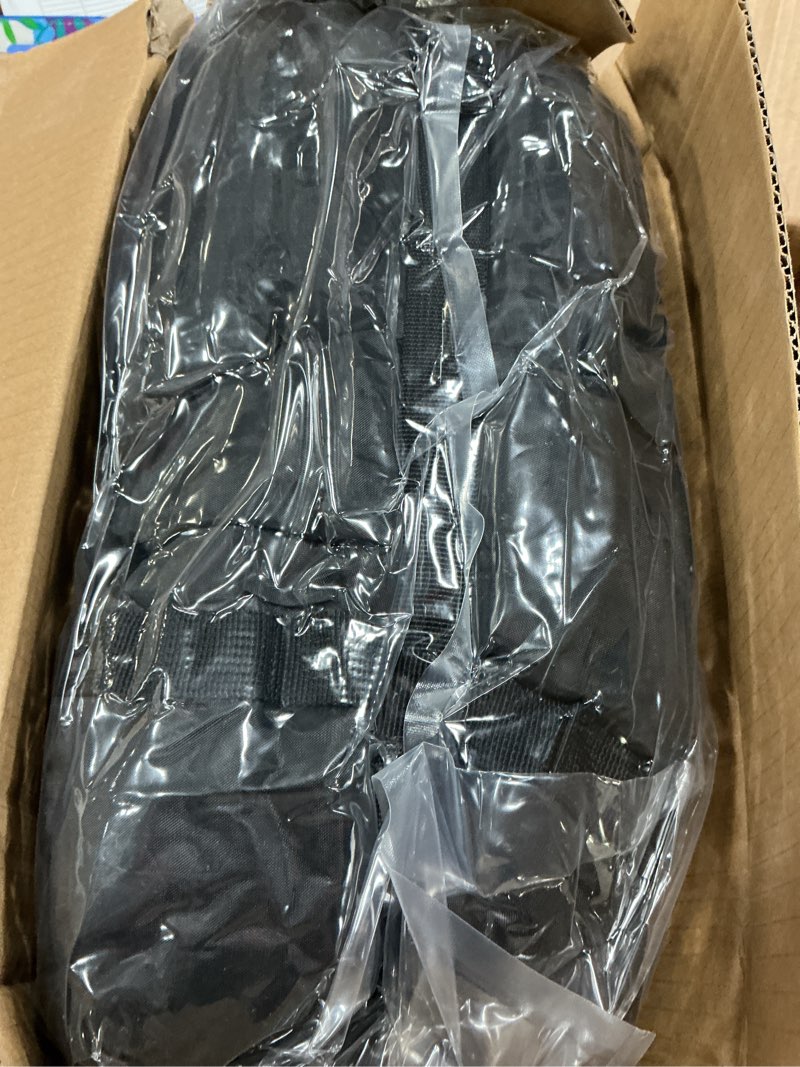 Condition photo showing New/Like New for po po bear zero degree sleeping bag for adults 100% cotton flannel tall and big 84" x 40" right zip 0f black