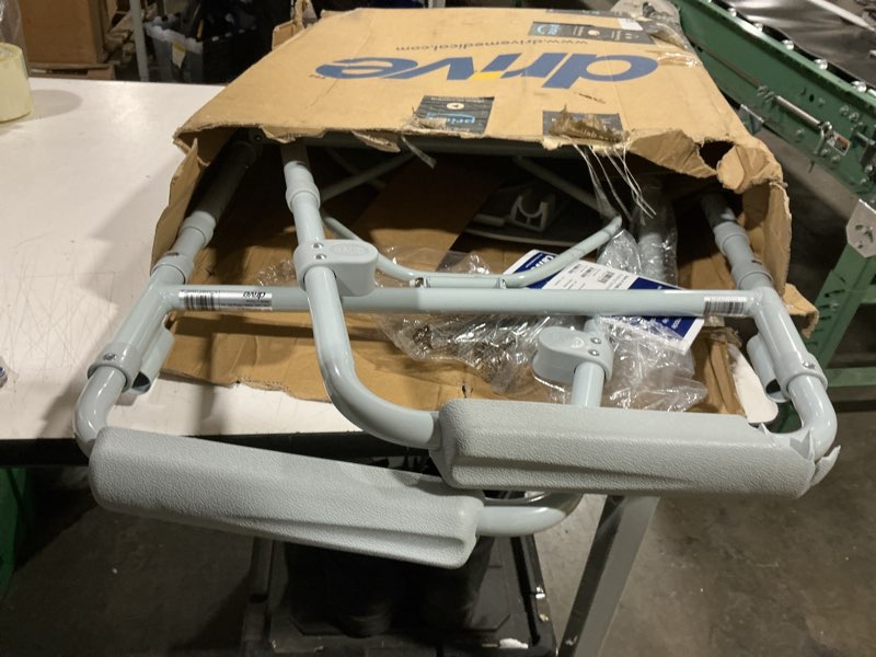 Condition photo showing As Is for commode, folding,1/cs