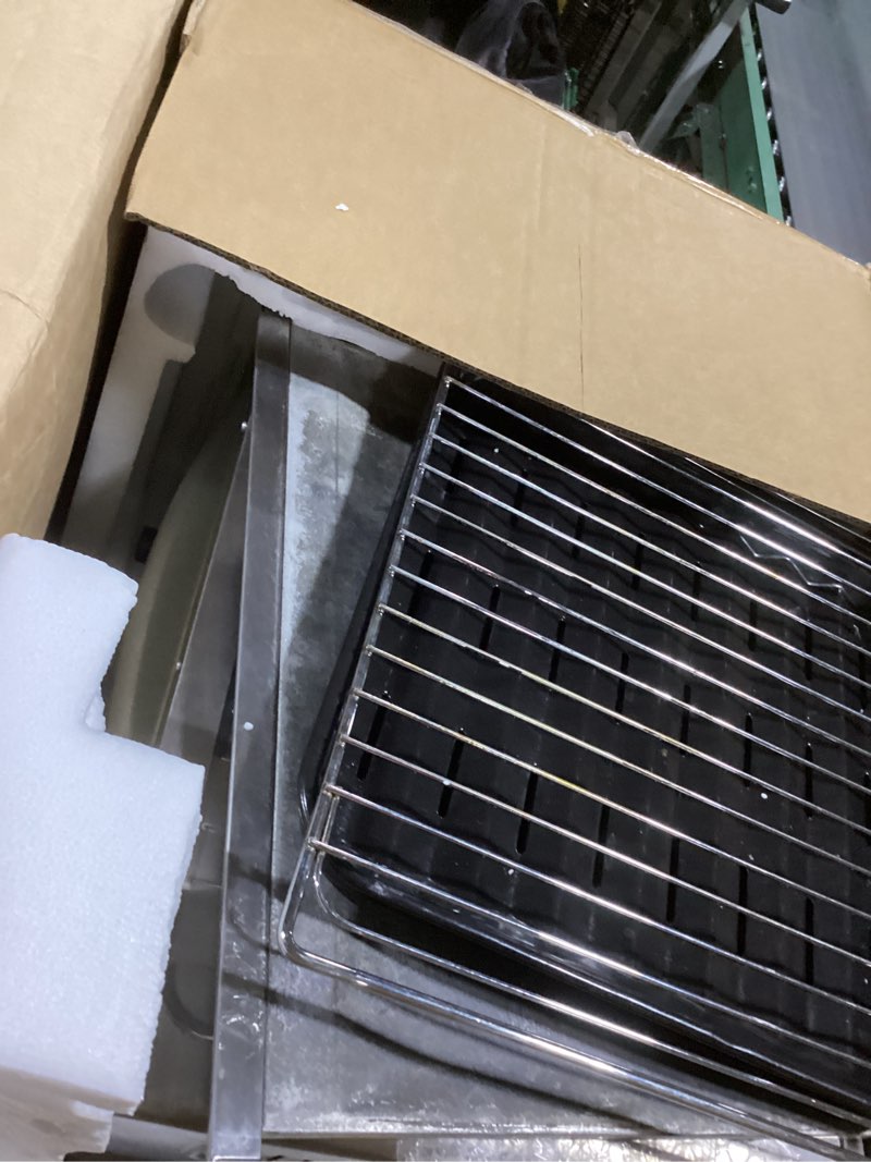 Condition photo showing As Is for Breville BOV800XL Smart Oven Countertop Convection, Brushed Stainless Steel Silver BOV800XL