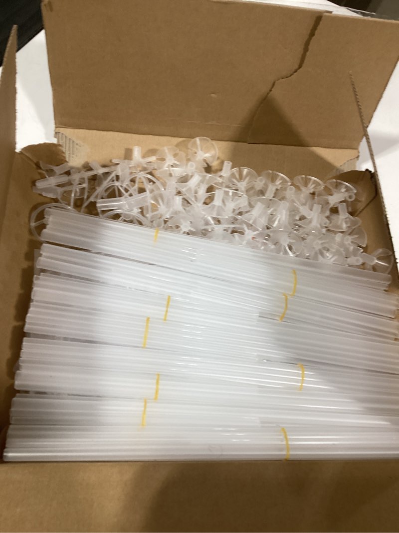 Condition photo showing Good Condition for 10 Sets Balloon Stand Kits, Balloon Sticks Holder with Base for Table Centerpiece Graduation Birthday Baby Shower Party Decorations