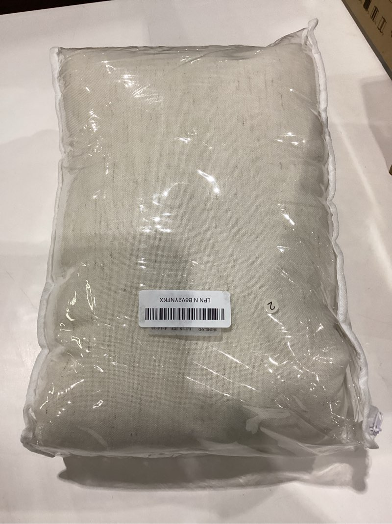 Condition photo showing New/Like New for miulee light cream sheer curtains 90 inches long window curtains 2 panels solid color elegant window voile panels/drapes/treatment for bedroom living room (54x90 inches light cream) light cream solid 54"w x 90"l (pack of 2)