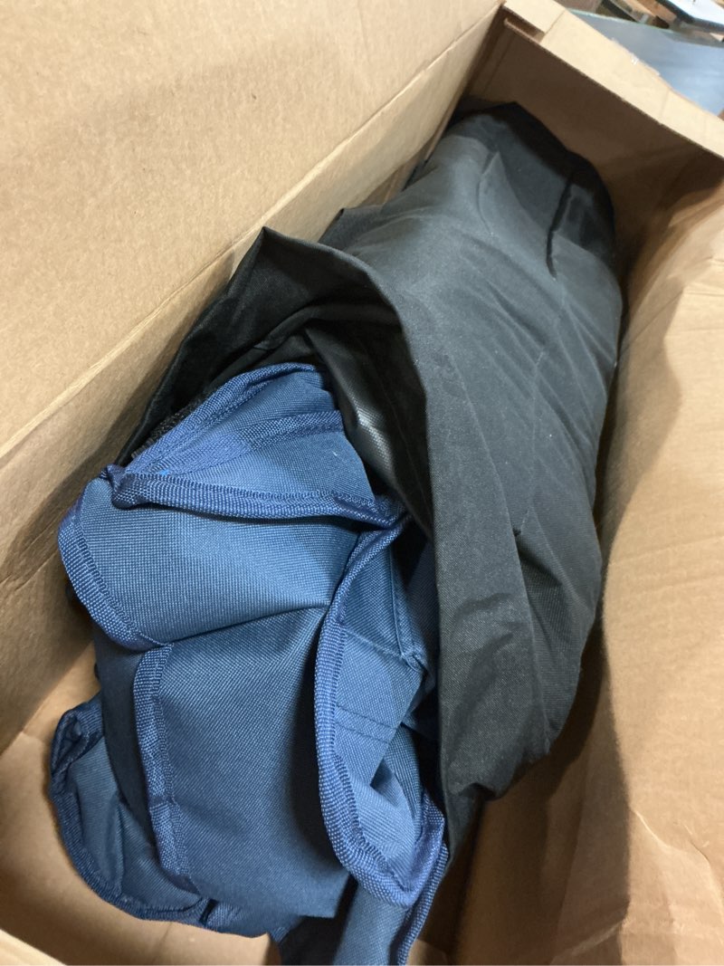 Condition photo showing Good Condition for overmont oversized camping chair for adults - 400lbs support heavy duty padded folding chair with cooling bag cup holder side pocket carry bag - comfortable portable for outdoor garden sports beach blue 1pc