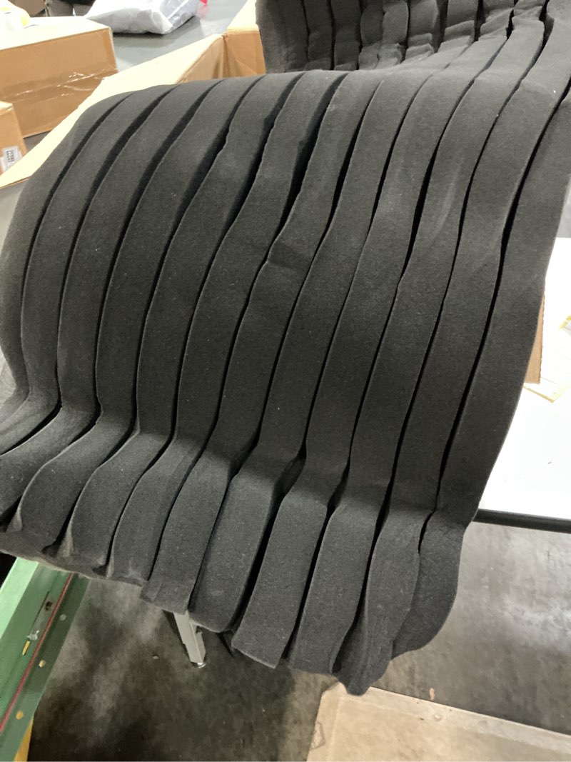 Condition photo showing Good Condition for Acoustic Foam Panels, 48 x 24 x 2 inches, 4 Pack Soundproof Foam Wall Panels High Density Noise Canceling Studio for Echo Absorption Home Office (Black 4 Pack, 48" x 24" x 2") 48" x 24" x 2" Black 4 Pack