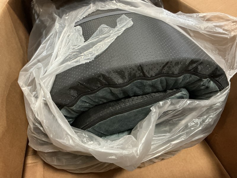 Condition photo showing As Is for cymula memory foam camping mattress pad, certipur-us sleeping mat, portable roll up mattress for adults, camping bed pads for sleepover, car bed with travel bag grey small single/cot-72x24x3 in
