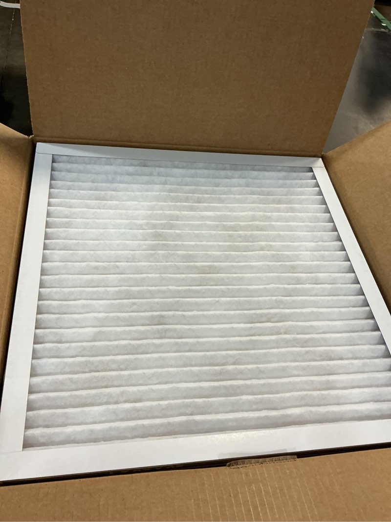 Condition photo showing New/Like New for amazon basics 20x20x1 air filter 6-pack, merv 11 ac furnace filters, dust, pet, allergy control, electrostatic (actual size: 19.75 x 19.75 x .75) 20x20x1 merv 11