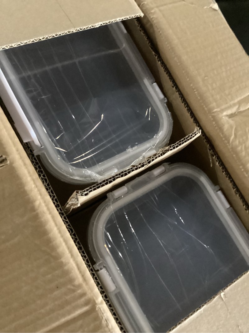 Condition photo showing New/Like New for [8-Pack,30 oz]Glass Meal Prep Containers,MCIRCO Glass Food Storage Containers,Airtight lunch Containers with Lids, Microwave, Oven, Freezer and Dishwasher, White