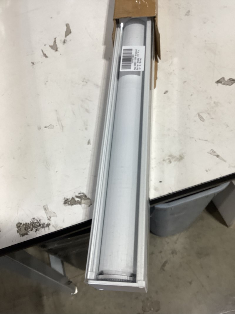 Condition photo showing Good Condition for aosky blackout roller shades cordless blinds for windows, free-stop shades with valance, thermal insulated fabric, uv protection, natural woven blinds for home and office (19" w x 72" h, white) white 19"w x 72"h