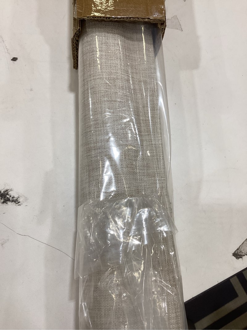 Condition photo showing Good Condition for LazBlinds No Tools No Drill Cordless Roman Shades for Windows, Blackout Thermal Insulated UV Blocking Window Blinds, Room Darkening Fabric Blinds for Indoor Windows, 33'' W x 64'' H, Beige Blackout - Beige 33" W x 64" H