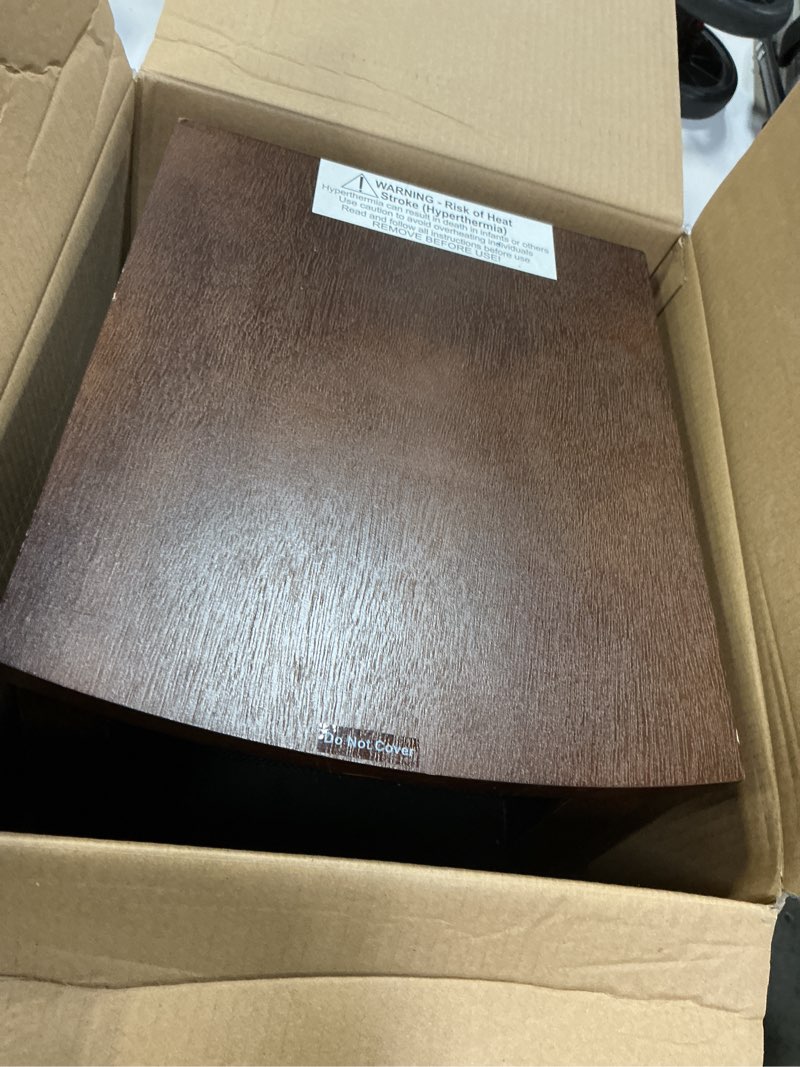 Condition photo showing As Is for Utilitech Utilitech 1500 -Watt Infrared quartz Cabinet Indoor Electric Space Heater with