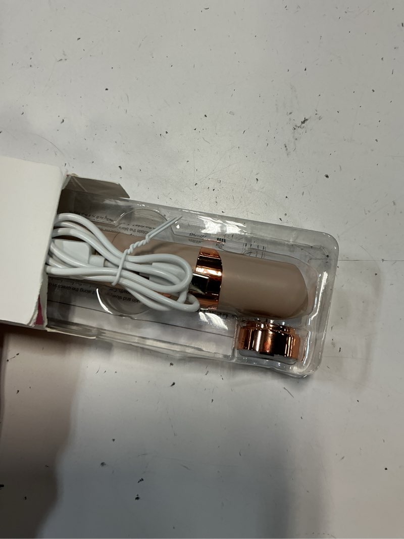 Condition photo showing As Is for pro 3.0 women face epilator - pluxyepil facial hair removal 2026 new upgrades rechargeable painless electric tweezers,lady shaver for face/legs/bikini,face smooth skin epilator (rose gold)