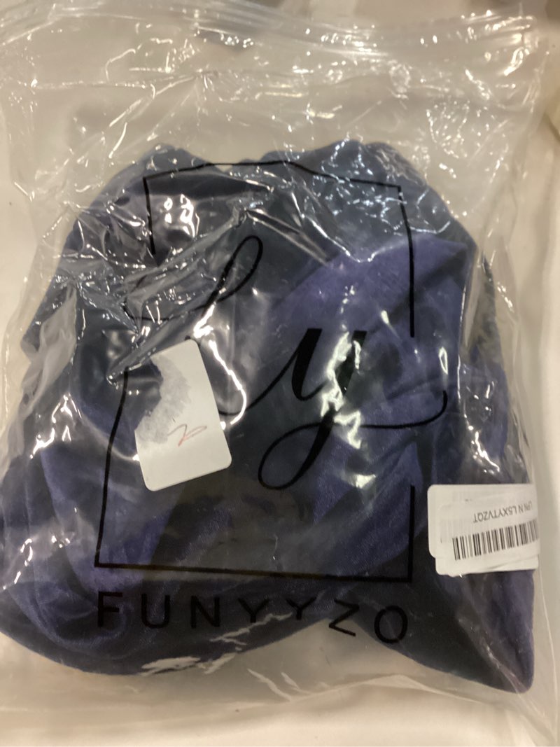 Condition photo showing Good Condition for FUNYYZO Women's Velvet Flared Pants Elastic Waist Pull On Long Pants Trousers 2026 Bell Bottom Casual Streetwear Trousers Large Dark Blue
