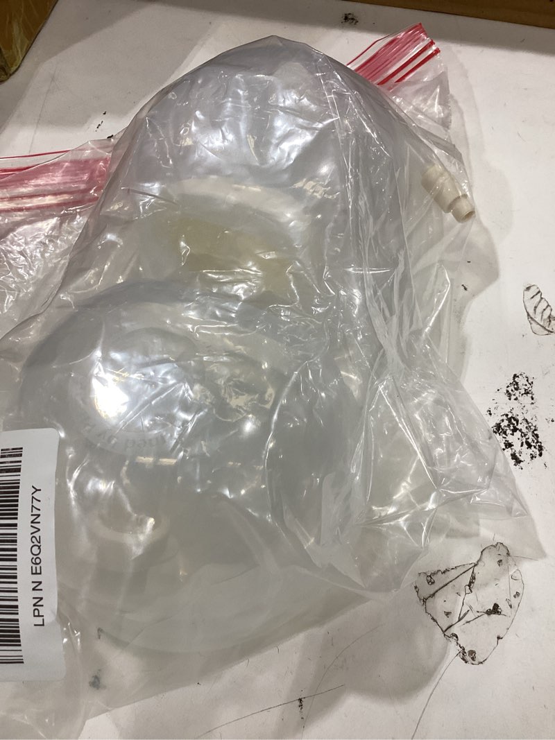 Condition photo showing As Is for phanpy wearable breast pump milk collector cup, new cup parts, original phanpy breast pump replacement accessories, 24 mm flange and 20mm insert included, 15 oz / 420 ml, 2 piece