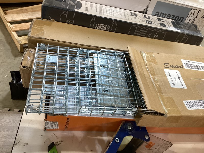 kocaso live animal cage trap, collapsible humane live animal cage trap, galvanized steel humane live