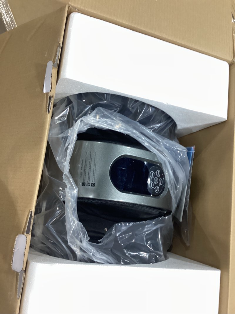 Condition photo showing Good Condition for tisscare shiatsu foot massager with heat, fsa eligible hsa foot massager for plantar fasciitis, neuropathy, circulation and pain relief, massage feet at home/office, gift for men and women 2026 new upgraded,gray