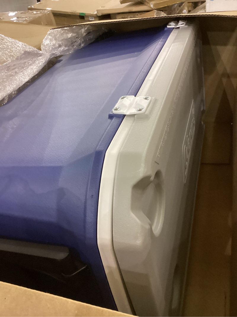 Condition photo showing Good Condition for Coleman Classic Series Insulated Portable Rolling Cooler with Wheels, Leak-Resistant Outdoor Hard Cooler Keeps Ice up to 5 Days, 100-Quart 100qt Twilight